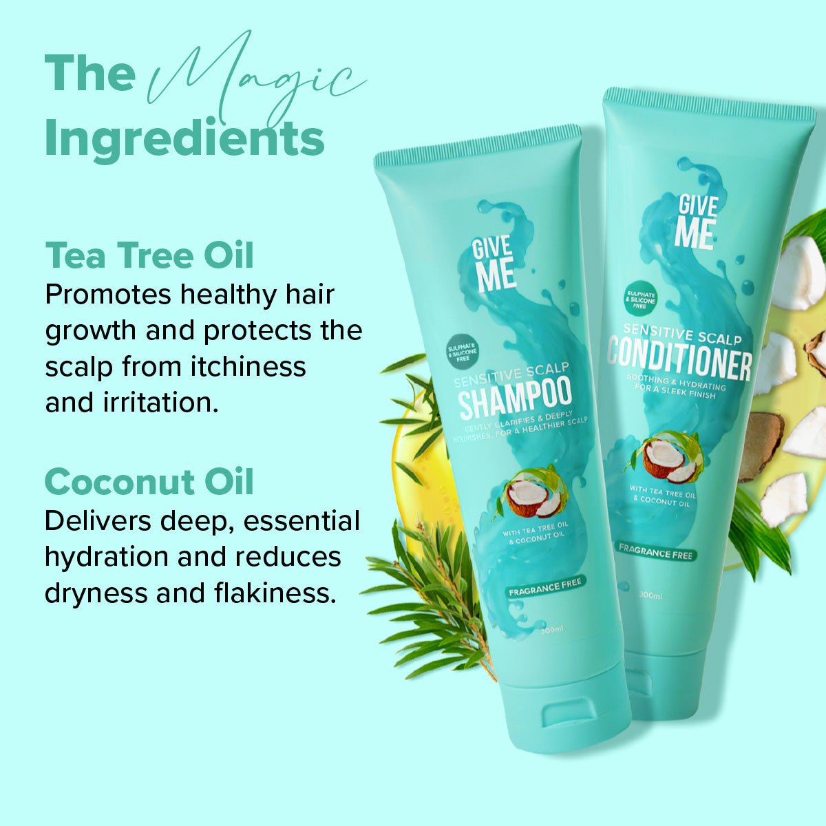 Sensitive Scalp Shampoo & Conditioner Bundle (Worth £13.98) - Give Me Cosmetics