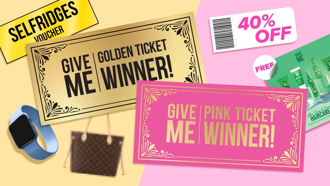 Give Me's Golden Ticket Prizes - Give Me Cosmetics