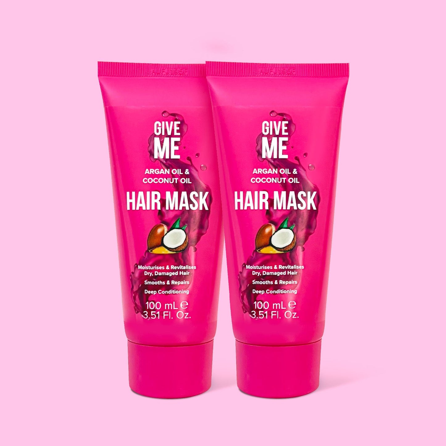 2 x Argan Oil & Coconut Oil Hair Mask - Give Me Cosmetics