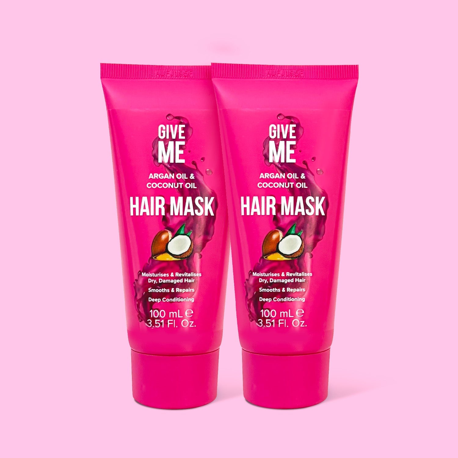 2 x Argan Oil & Coconut Oil Hair Mask - Give Me Cosmetics