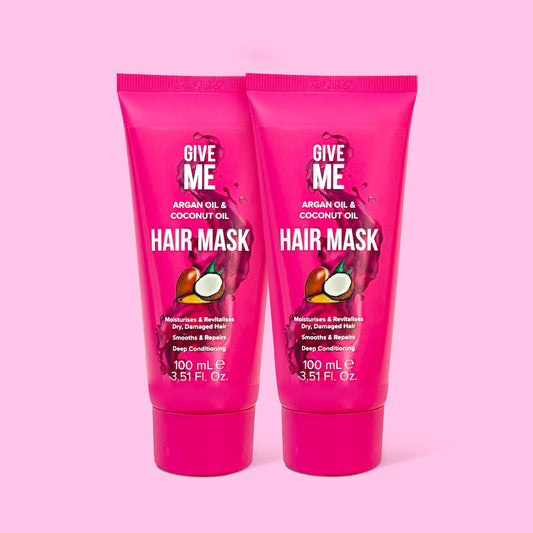 2 x Argan Oil & Coconut Oil Hair Mask - Give Me Cosmetics