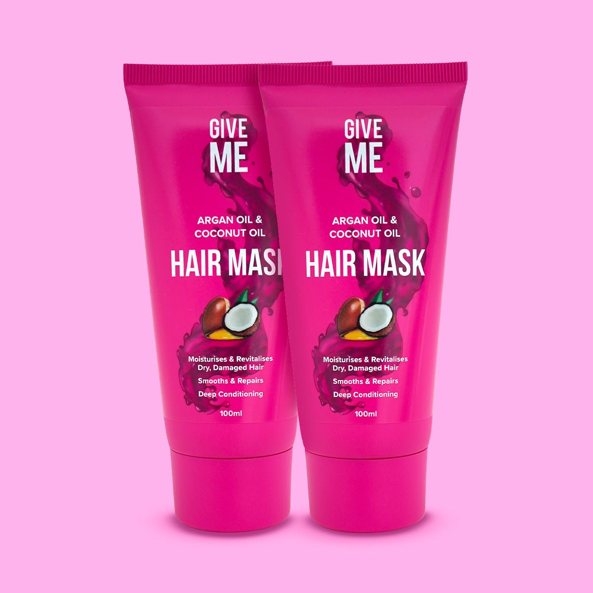 2 x Argan Oil & Coconut Oil Hair Mask - Give Me Cosmetics