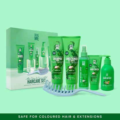 Aloe Vera & Coconut Oil Full Haircare Set (Worth £57.94) - Give Me Cosmetics