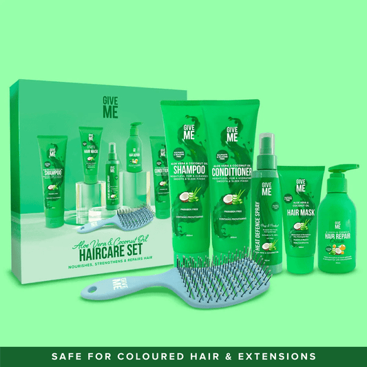 Aloe Vera & Coconut Oil Full Haircare Set (Worth £57.94) - Give Me Cosmetics