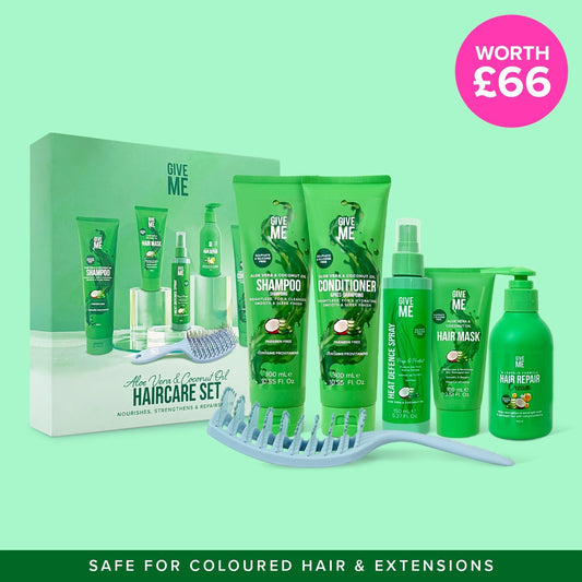 Aloe Vera & Coconut Oil Full Haircare Set - Give Me Cosmetics