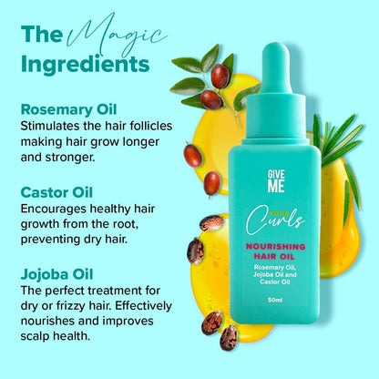 Four Curls Nourishing Hair Oil - Give Me Cosmetics