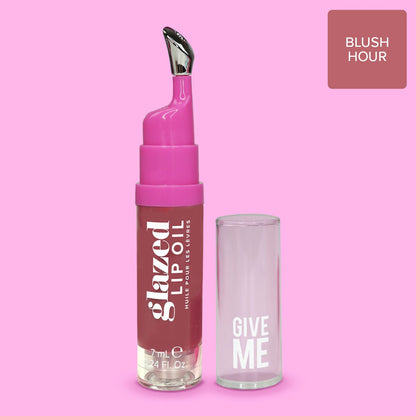 Glazed Lip Oil - Blush Hour - Give Me Cosmetics