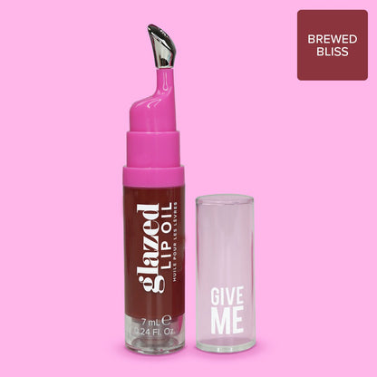 Glazed Lip Oil - Brewed Bliss - Give Me Cosmetics