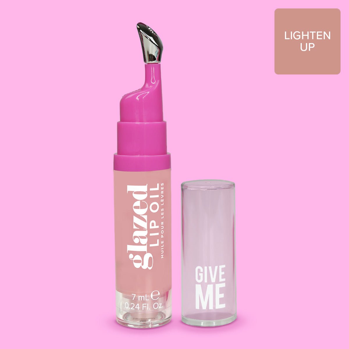 Glazed Lip Oil - Lighten Up - Give Me Cosmetics