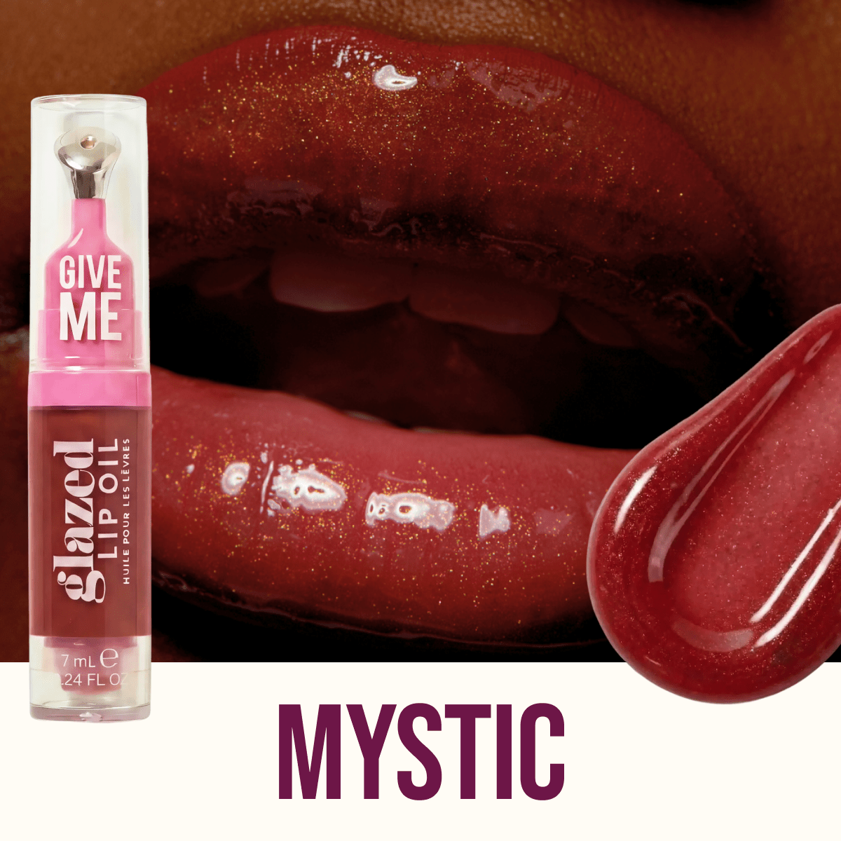 Glazed Lip Oil - Mystic - Give Me Cosmetics