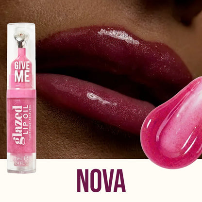 Glazed Lip Oil - Nova - Give Me Cosmetics