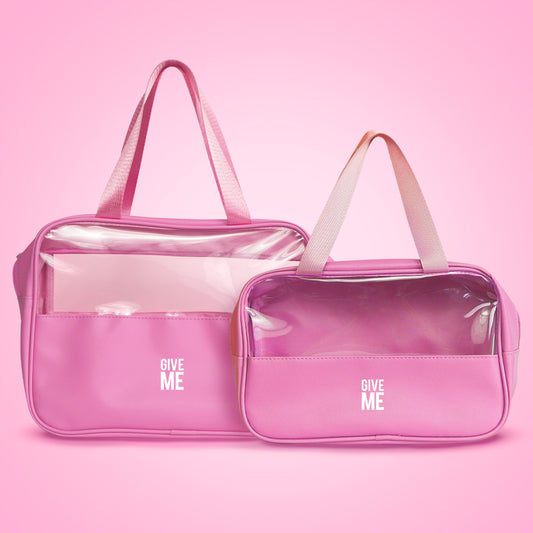 Pink Cosmetic & Toiletry Travel Bags