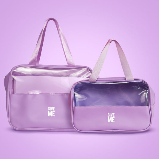 Purple Cosmetic & Toiletry Travel Bag