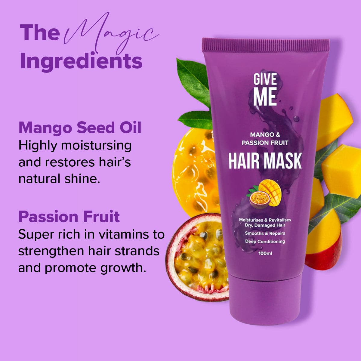 Mango & Passion Fruit Deep Conditioning Hair Mask - Give Me Cosmetics