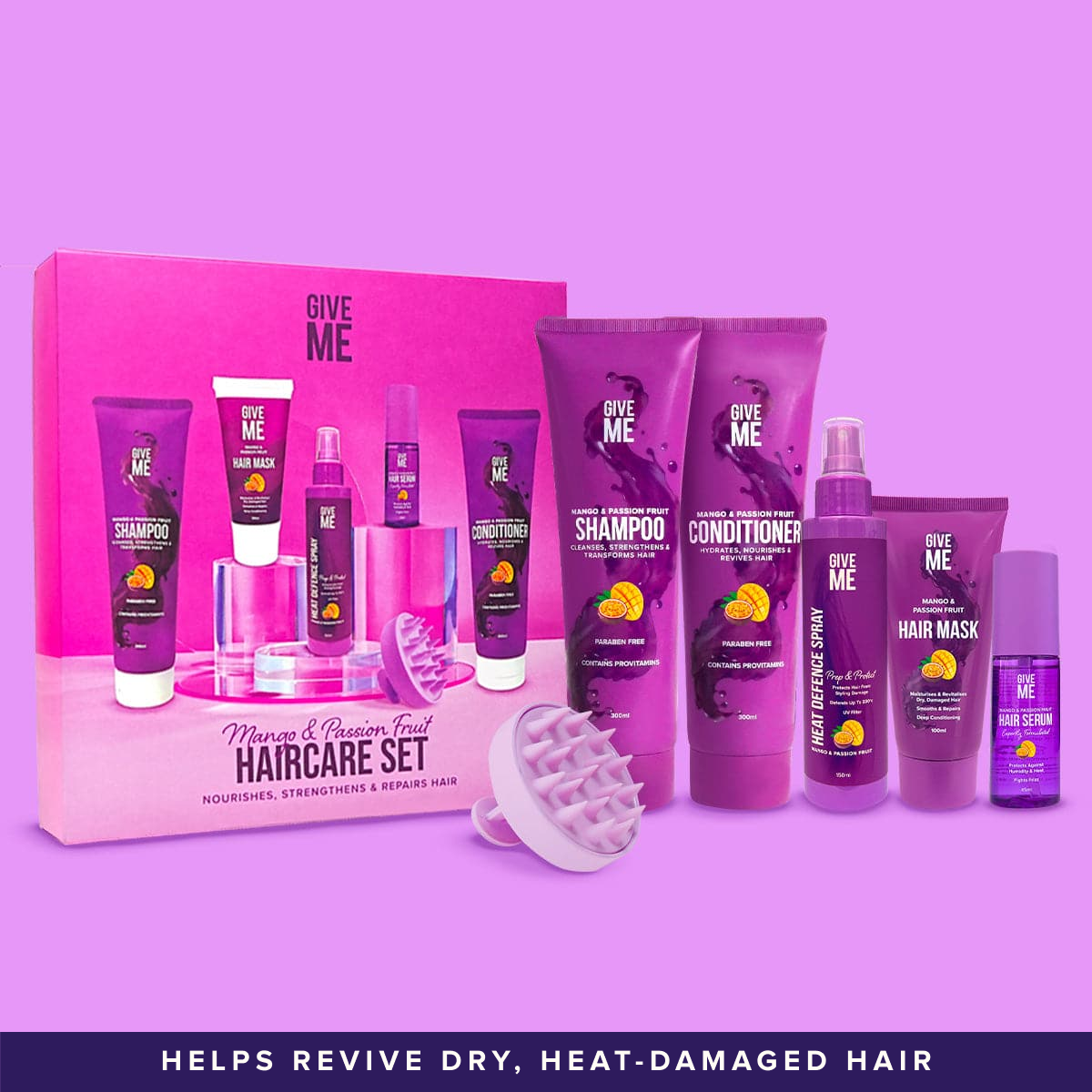 Mango & Passion Fruit Full Haircare Set (Worth £55.94) - Give Me Cosmetics