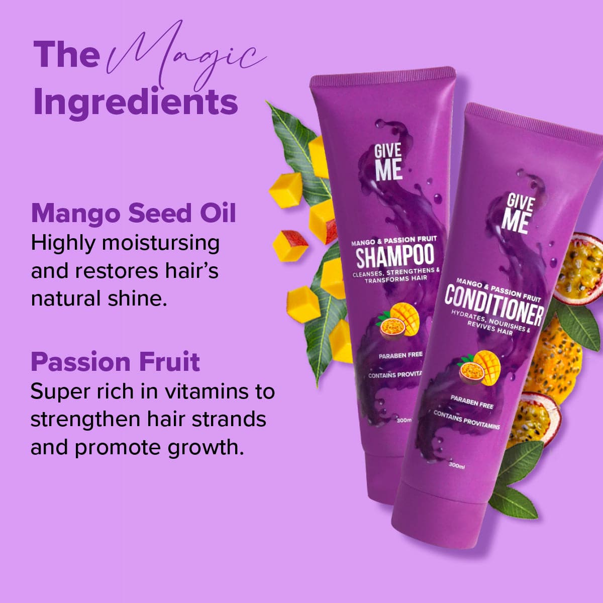 Mango & Passion Fruit Haircare Bundle and Botanical Breeze Duo - Give Me Cosmetics