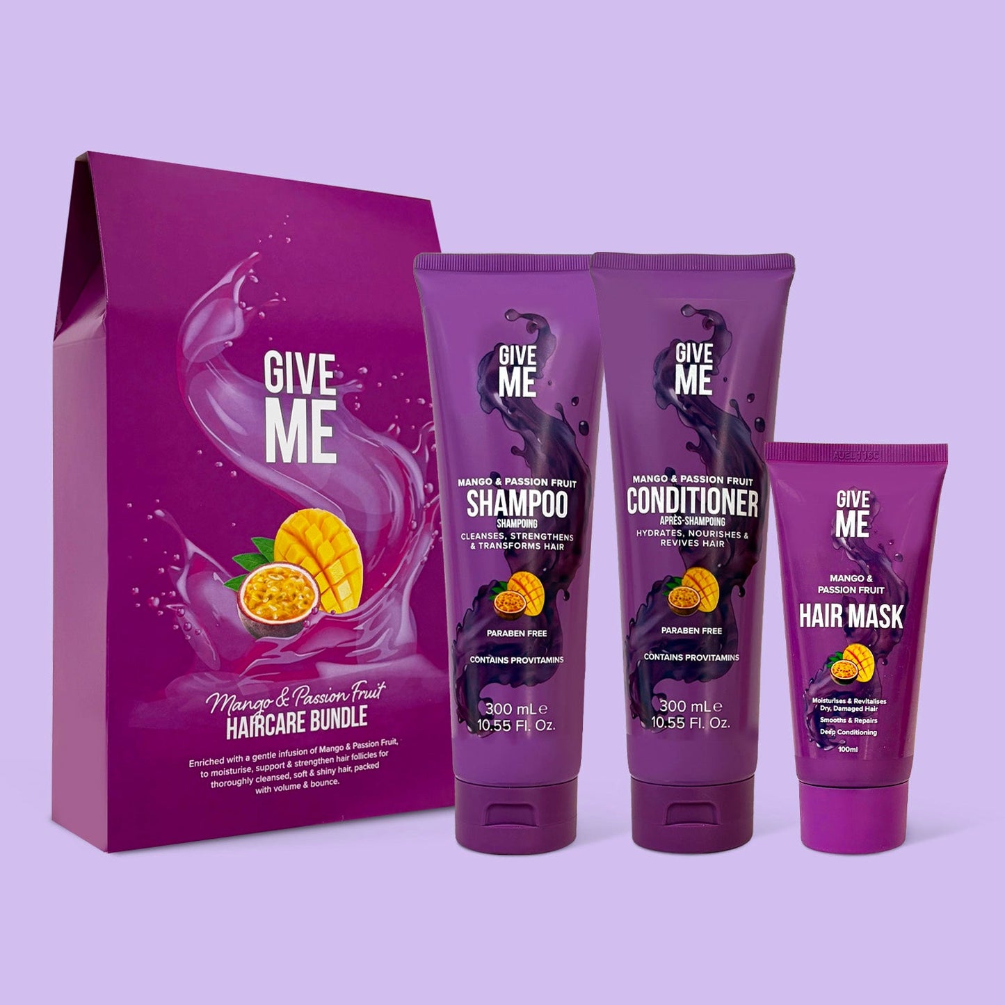 Mango & Passion Fruit Haircare Bundle (Worth £25.97) - Give Me Cosmetics