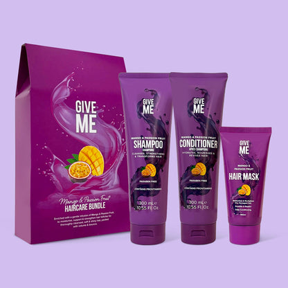 Mango & Passion Fruit Haircare Bundle (Worth £25.97) - Give Me Cosmetics