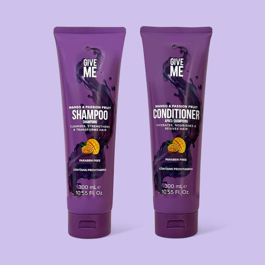 Mango & Passion Fruit Shampoo & Conditioner Bundle (Worth £13.98) - Give Me Cosmetics
