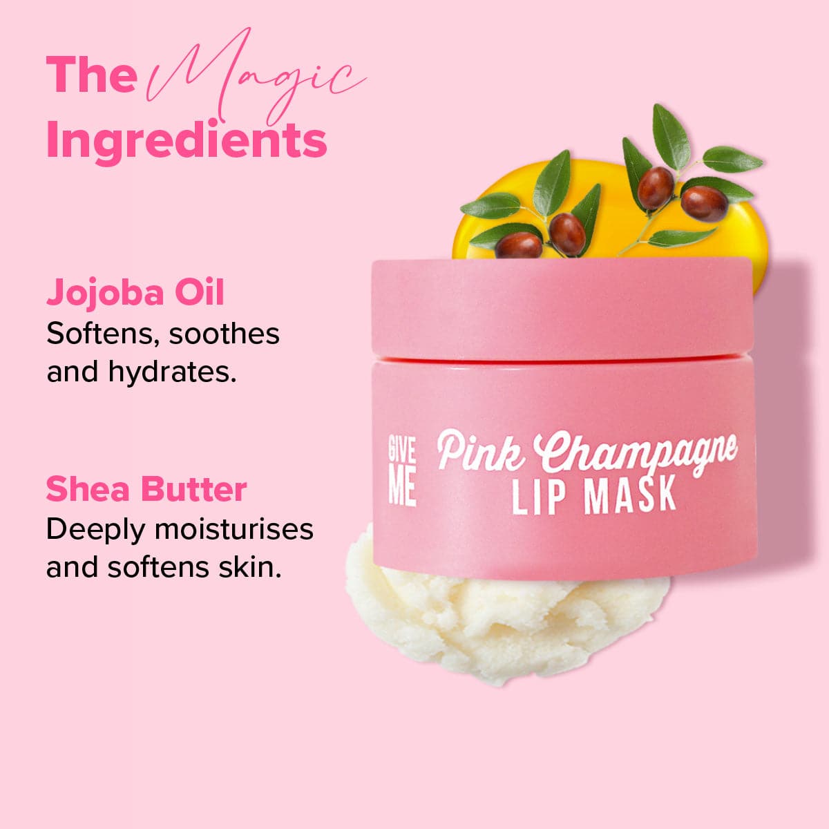 Pink Champagne Lip Mask - Give Me Cosmetics