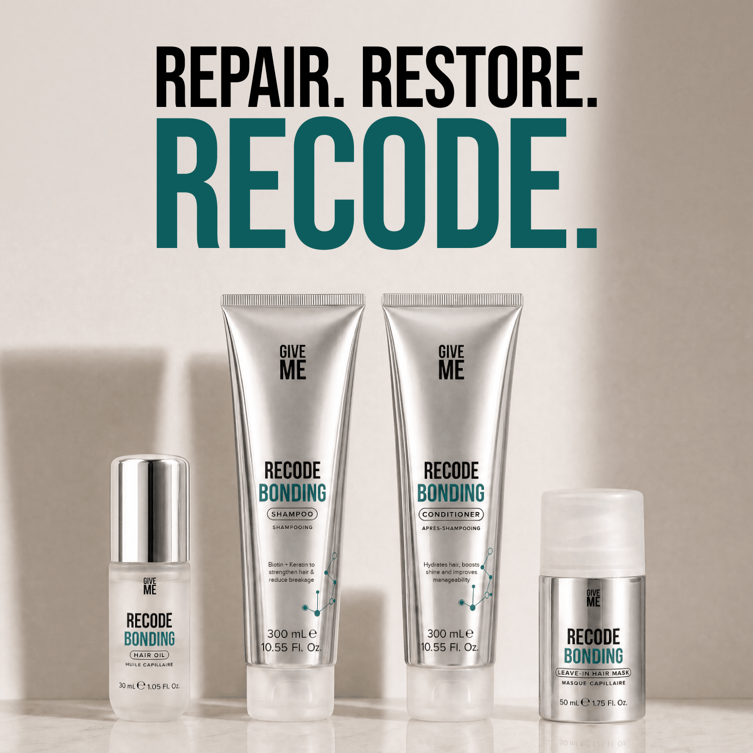 Recode Bonding Shampoo & Conditioner - Give Me Cosmetics