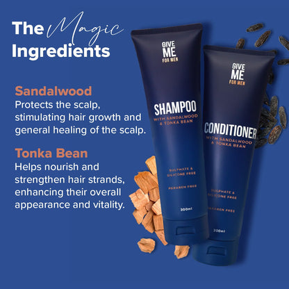 Sandalwood & Tonka Bean Essentials For Him - Give Me Cosmetics